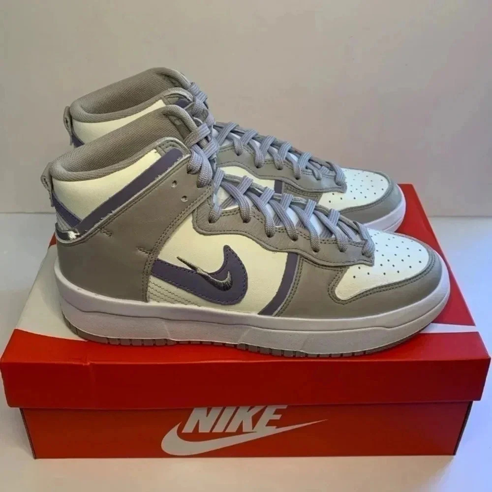 Nike Dunk High Up Sneakers Iron Purple Women’s Size 5 NIB